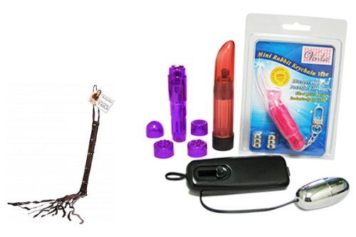Pipedreams Mini Cat-O-Nine Tail Whip Bundle - Adult Toy Sex Kit