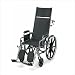 Sunrise Medical Inc Breezy EC 4000 High Strength Lightweight Reclining Wheelchair 4R Seat Size: 20 x17, Legrest Style: Elevating Legrests