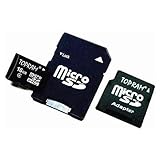 TOPRAM 16GB microSD microSDHC Memory Card with 2 Adapter - TRmicroSD16G2A