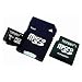 TOPRAM 16GB microSD microSDHC Memory Card with 2 Adapter - TRmicroSD16G2A