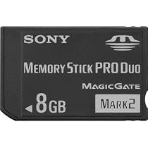Sony 8 GB Memory Stick PRO Duo Flash Memory Card MSMT8G
