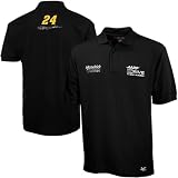 NASCAR Chase Authentics Jeff Gordon Track Polo - Black (XX-Large)
