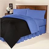 IMAGE OF 10-Piece Twin XL-Size Dorm Room in a Box in Blue / Black