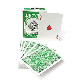 Bicycle Cards Poker Sized Green Backed