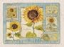 SUNFLOWER botanical garden CUTTING BOARD Kitchen art NU