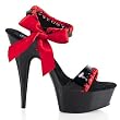 Pleaser Shoes Women��s Delight-615, 5 3/4'' Stiletto Heel Ankle Strap Platform Sandal