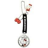 Sanrio (サンリオ) 懐中時計 ナースウォッチ HELLO KITTY ハローキティ KT10085 ブラックの画像