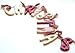 Shabby Chic Wood & Gingham Christmas Garland Decoration