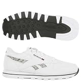 Reebok Womens Classic Leather Tech MTL Trainer – White/Black