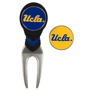 UCLA Golf Ball Mark Repair Tool and Ball Markers