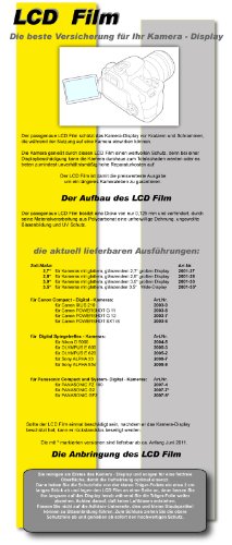 Bilora LCD Film 6,8 cm (2,7 Zoll) Displayschutz Preisvergleich