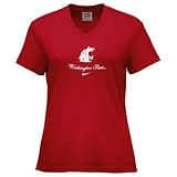 Nike Washington State Cougars Crimson Ladies Classic Logo T-shirt