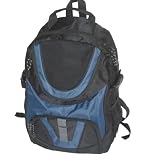 Dual Pocket Backpack - Blue