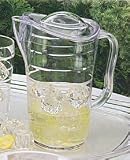 Creative Bath CH553 2-1/2 Quart Plastic Pitcher with Removable Lid