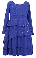 Girls Plaid Print Corduroy/Cotton Short Sleeves   Dress With a Bow(s)