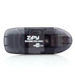 4 in 1 Mini USB 2.0 Memory Card Reader Writer SD MINISD MMC MOBILE RSMMC - Compatible with Sony, SanDisk, Toshiba, Lexar