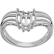 14K White Gold Mother's Ring - 4 Gemstone -- YOU CHOOSE THE COLORS!