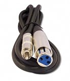 Your Cable Store 6 Foot XLR 3 Pin Female To RCA Male Cable Free Shipping
