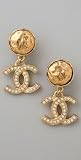 WGACA Vintage Vintage Chanel 80s Rhinestone Earrings