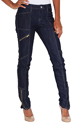 women's moto jeans with zippers
