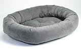 Bowser Donut Bed-Smoke Microvelvet-Extra Small