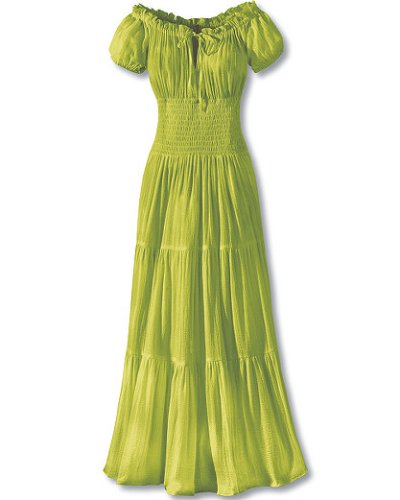 Smocked peasant dress