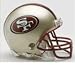 San Francisco 49ers Replica Mini Riddell Helmet - One Size