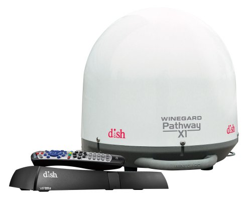 Winegard PA2000R Pathway X1 White Antenna/ViP 211Z Receiver Bundle