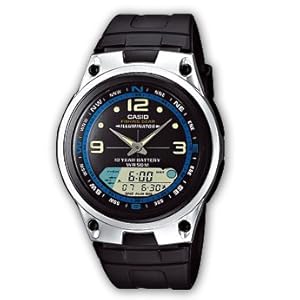 Casio #AW82-1AV Men's Analog Digital Fishing Gear Moon Data Watch