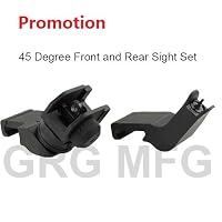 GDT AR15 AR 15 Front and Rear 45 Degree Rapid Transition BUIS Backup Iron Sight from Online Tactical Gear