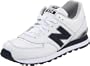 New Balance NB574WNV 165680-60-31, Unisex - Erwachsene Klassische Sneakers, Weiss (WNV WHITE 31), EU 47.5 (US 13)