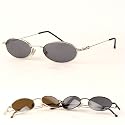 Dollar Shades Oval Metal Frame Sunglasses 815