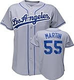 Russell Martin Los Angeles Dodgers Road Grey MLB Replica Jersey