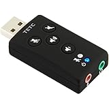 ESOUND USB 2.0 Virtual External 7.1 Surround Sound Adapter (USB-AUDD)