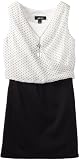 Amy Byer Girls 7-16 Blouse with Pencil Skirt, Black, 10