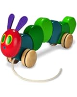 World of Eric Carle, The Very Hungry Caterpillar Wood Pull Toy by Kids Preferred