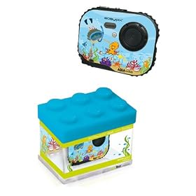 Appareil photo �tanche Easypix W318 "Bubble Bob" avec la WooBox