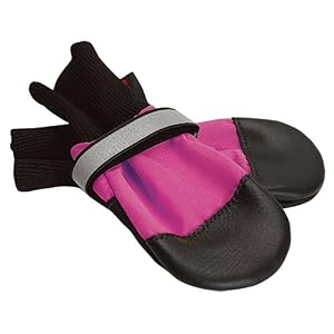 Fleece Lined Dog Boots - Pink Muttluks