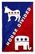 House Divided - Democratic vs. Republican Political Garden Size Flag