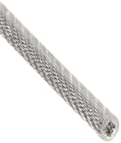 Galvanized Steel Wire Rope on Reel, Vinyl Coated, 7x19 Strand Core, 3/16" Bare OD, 1/4" Coated OD, 250 Length, 840 lbs Breaking Strength