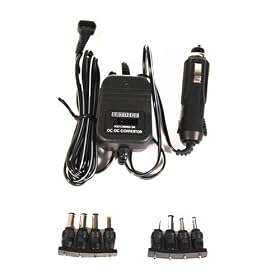 Hibaba 12V (Cigarette Lighter) Universal Power Adaptor 1.5, 3, 4.5, 6, 7.5, 9 or 12V (with 24V supply): 800mA