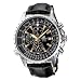 Casio #EF527L-1AVDF Men's Edifice Series Leather Strap Chronograph Analog Sports Watch