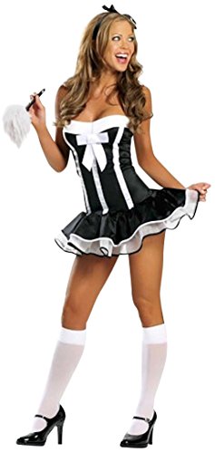 Sexy French Maid Waitress Costume Dress Set Fancy Dress Party Halloween
