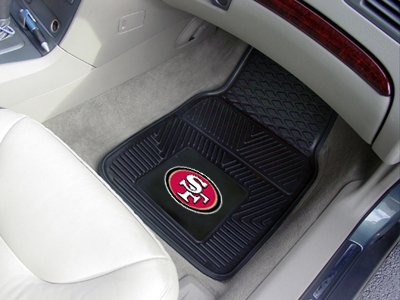 FANMATS NFL Automotive Mats - San Francisco 49ers, 2-Pc. Set