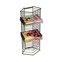 Atlantic Onyx 1331 28 DVD/Games Tower (Matte Black Steel)