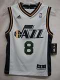 Deron Williams Utah Jazz White NBA Youth Revolution 30 Replica Jersey