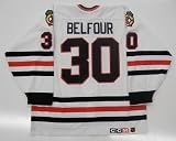 Ed Belfour Chicago Blackhawks Ccm Authentic Jersey Size 54 Fight Strap - Medium