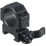 UTG 1"/2PCs Low Pro LE Grade Picatinny QD Rings: 18mm Wide