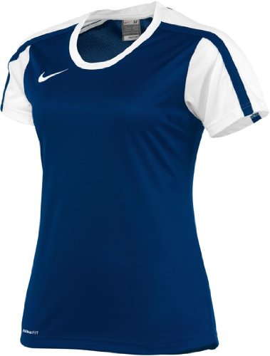 Nike Damen Trikot Shortsleeve Classic, marineblau/wei&szlig;, XL Preisvergleich