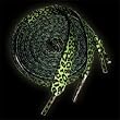 Leopard Lime Punk Rock Laces for Shoes, Boots, or Skates Leopard Lime Punk Rock Laces for Shoes, Boots, or Skates